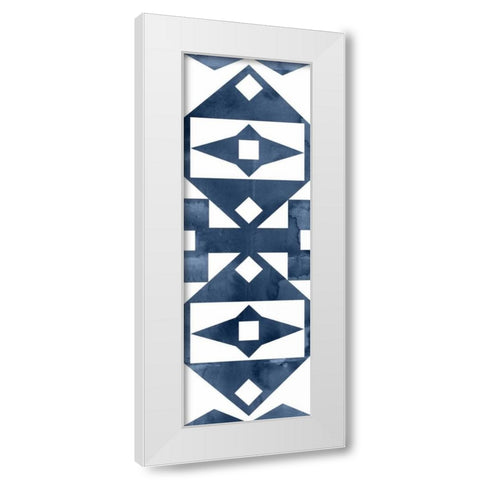 Geocities V White Modern Wood Framed Art Print by Selkirk, Edward