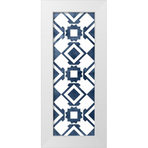 Geocities VII White Modern Wood Framed Art Print by Selkirk, Edward