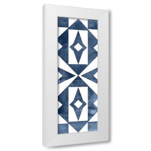Geocities VIII White Modern Wood Framed Art Print by Selkirk, Edward