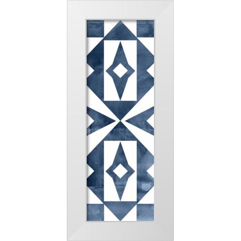 Geocities VIII White Modern Wood Framed Art Print by Selkirk, Edward