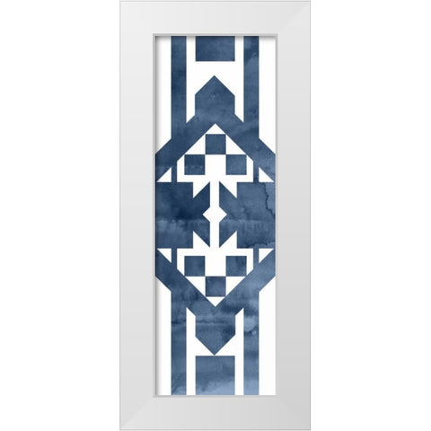 Geocities IX White Modern Wood Framed Art Print by Selkirk, Edward