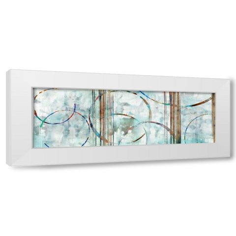 Seafoam Panoramic White Modern Wood Framed Art Print by Selkirk, Edward