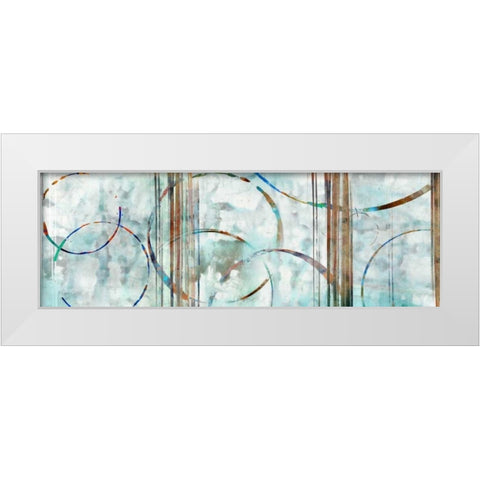 Seafoam Panoramic White Modern Wood Framed Art Print by Selkirk, Edward