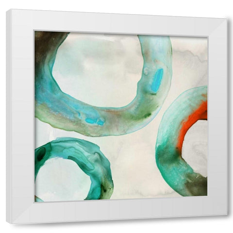 Quartz I White Modern Wood Framed Art Print by Selkirk, Edward