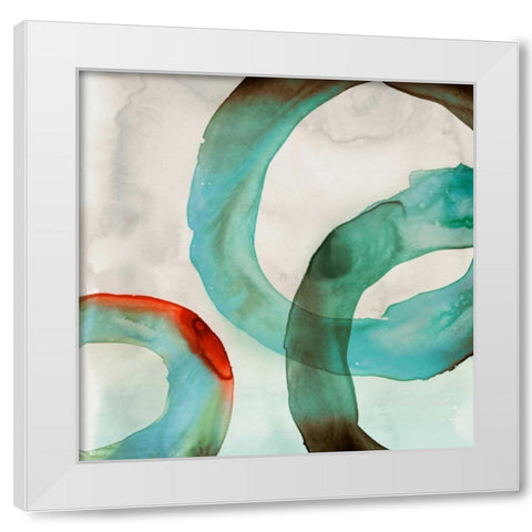 Quartz II White Modern Wood Framed Art Print by Selkirk, Edward