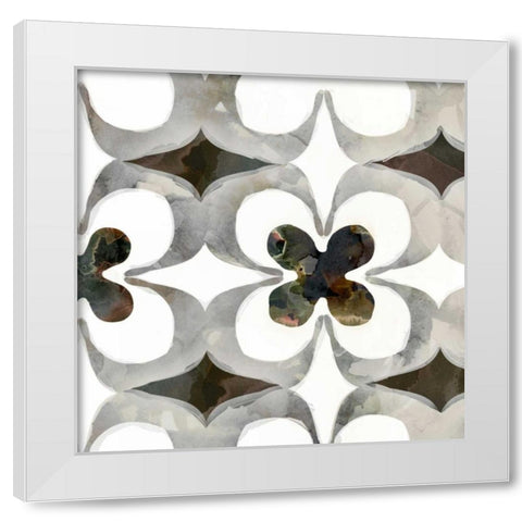 Grey Street II White Modern Wood Framed Art Print by Selkirk, Edward