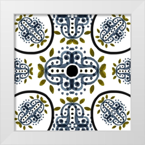 Toma I White Modern Wood Framed Art Print by Selkirk, Edward