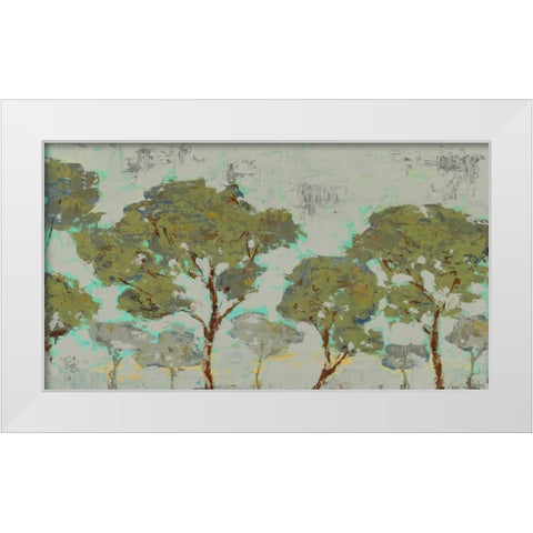 Tree Tranquility White Modern Wood Framed Art Print by Selkirk, Edward