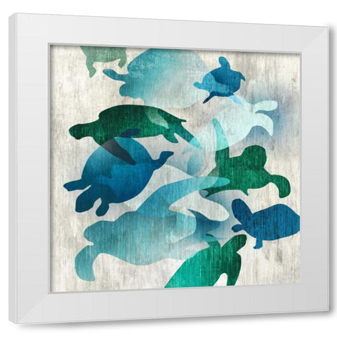 Leatherback I White Modern Wood Framed Art Print by Selkirk, Edward