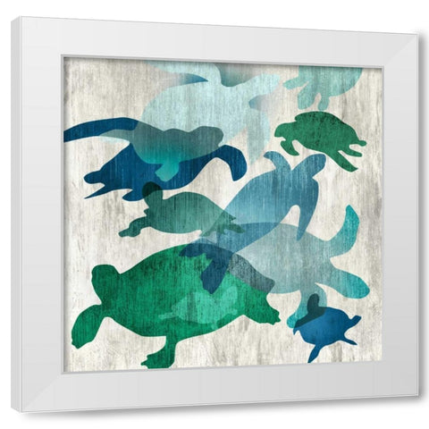 Leatherback II White Modern Wood Framed Art Print by Selkirk, Edward