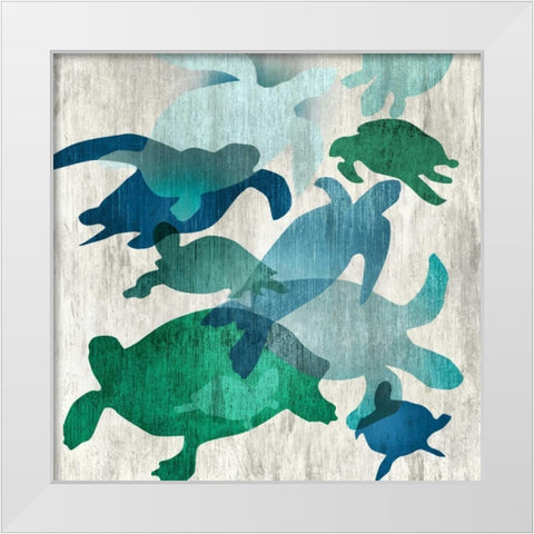 Leatherback II White Modern Wood Framed Art Print by Selkirk, Edward