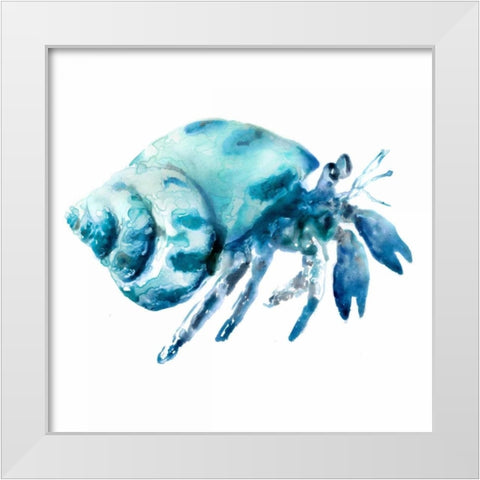 Hermit White Modern Wood Framed Art Print by Selkirk, Edward