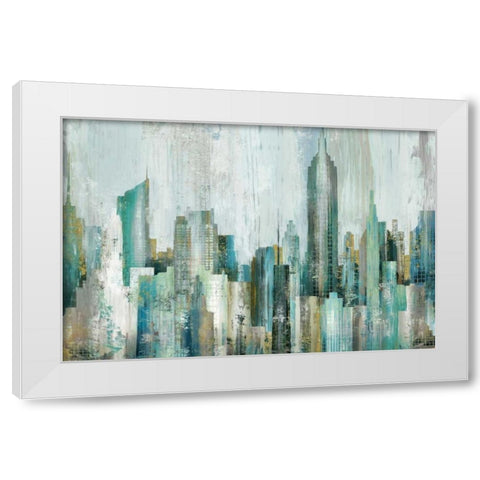 Skyline White Modern Wood Framed Art Print by Selkirk, Edward