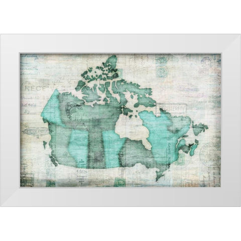 Canada White Modern Wood Framed Art Print by Selkirk, Edward