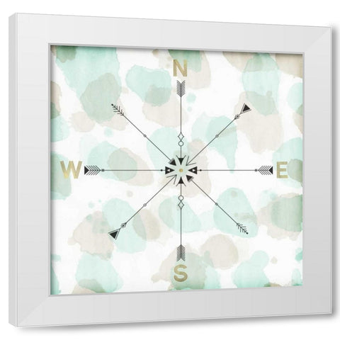 Directions II White Modern Wood Framed Art Print by Selkirk, Edward