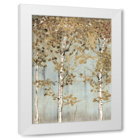 Soft Birch White Modern Wood Framed Art Print by Selkirk, Edward