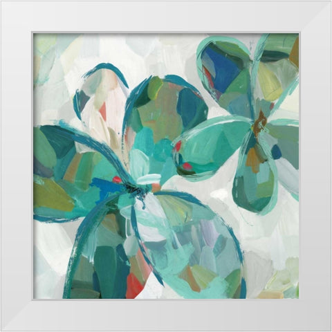 Segment I White Modern Wood Framed Art Print by Selkirk, Edward