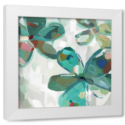 Segment II White Modern Wood Framed Art Print by Selkirk, Edward