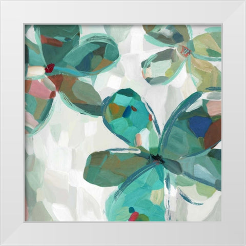 Segment II White Modern Wood Framed Art Print by Selkirk, Edward
