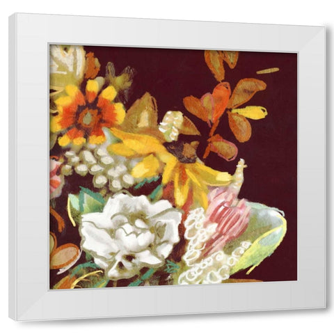Posy III White Modern Wood Framed Art Print by Selkirk, Edward