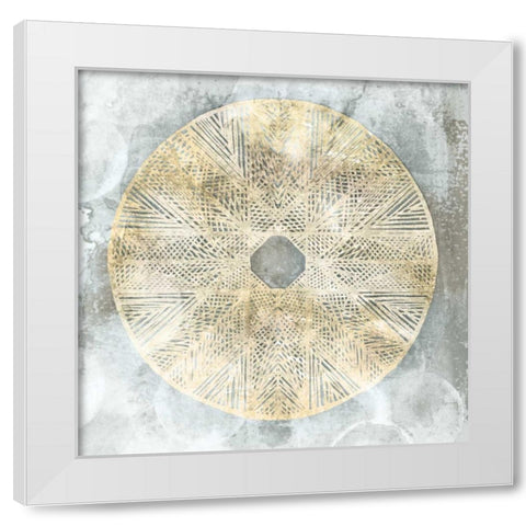 Pale Motif White Modern Wood Framed Art Print by Selkirk, Edward