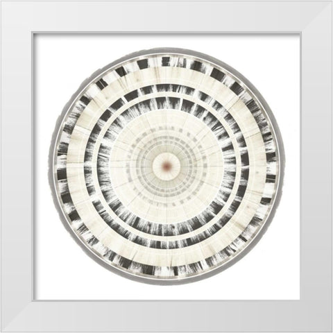 Neutral Motif I White Modern Wood Framed Art Print by Selkirk, Edward