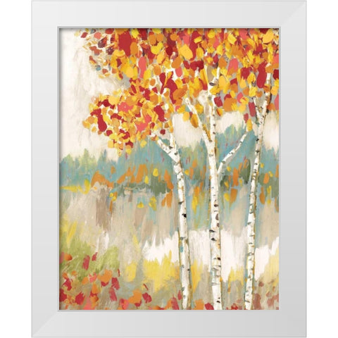 Forest Edge I White Modern Wood Framed Art Print by Selkirk, Edward