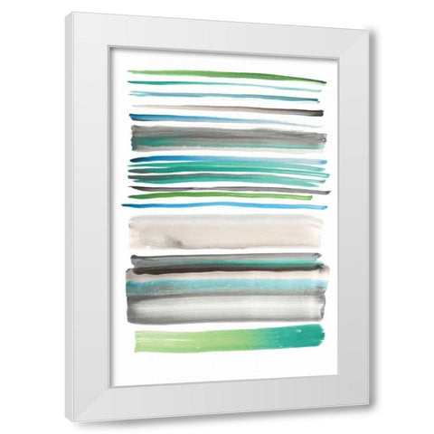 Topaz I White Modern Wood Framed Art Print by Selkirk, Edward