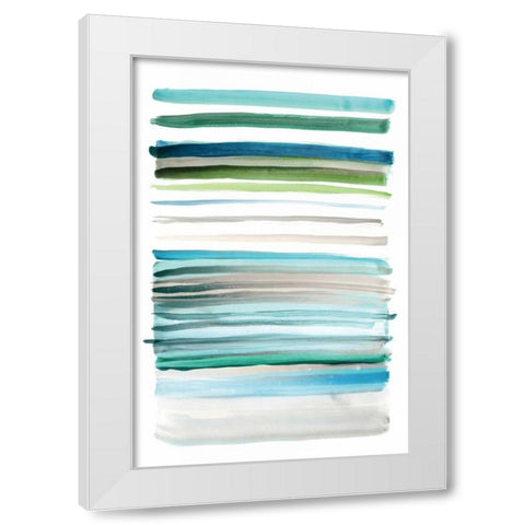 Topaz II White Modern Wood Framed Art Print by Selkirk, Edward