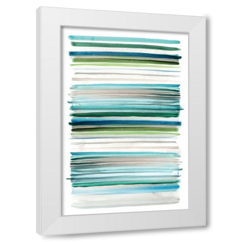 Topaz III White Modern Wood Framed Art Print by Selkirk, Edward