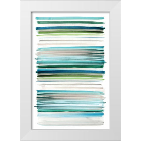 Topaz III White Modern Wood Framed Art Print by Selkirk, Edward