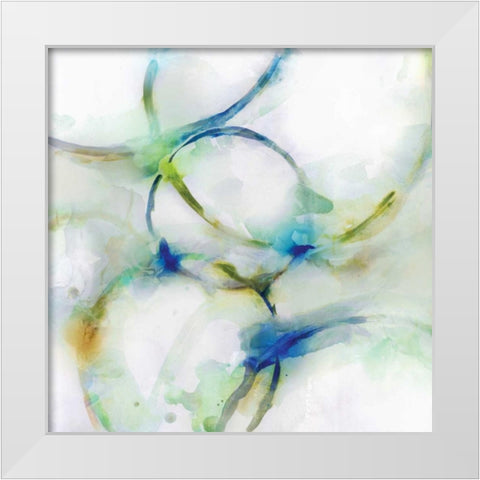 Coils II White Modern Wood Framed Art Print by Selkirk, Edward