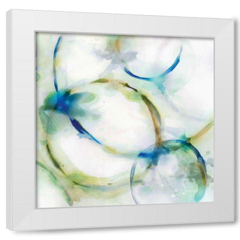 Coils III White Modern Wood Framed Art Print by Selkirk, Edward