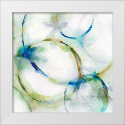 Coils III White Modern Wood Framed Art Print by Selkirk, Edward