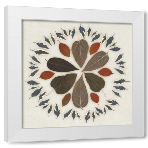 Wreath II White Modern Wood Framed Art Print by Selkirk, Edward