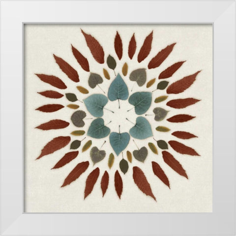 Wreath III White Modern Wood Framed Art Print by Selkirk, Edward