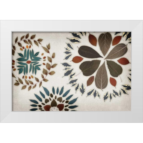 Garland I White Modern Wood Framed Art Print by Selkirk, Edward