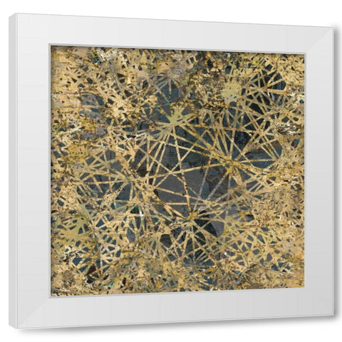 Tinge of Gold I White Modern Wood Framed Art Print by Selkirk, Edward