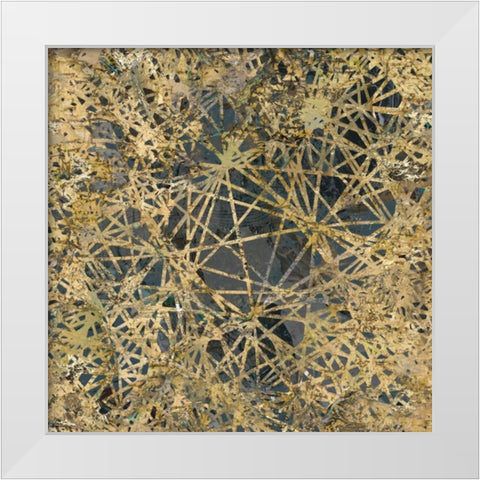 Tinge of Gold I White Modern Wood Framed Art Print by Selkirk, Edward