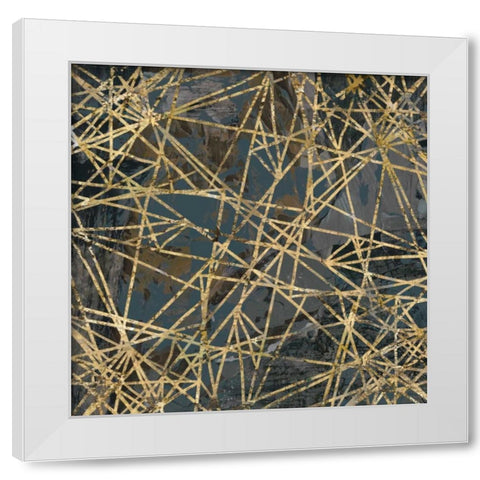 Tinge of Gold III White Modern Wood Framed Art Print by Selkirk, Edward