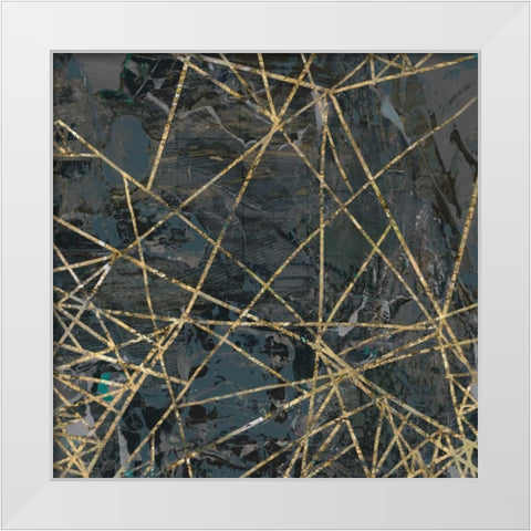 Tinge of Gold IV White Modern Wood Framed Art Print by Selkirk, Edward