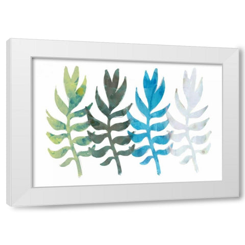 Progression White Modern Wood Framed Art Print by Selkirk, Edward