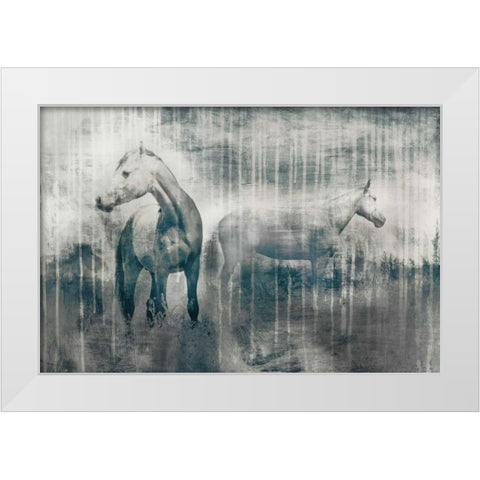 Grey Serenade White Modern Wood Framed Art Print by Selkirk, Edward