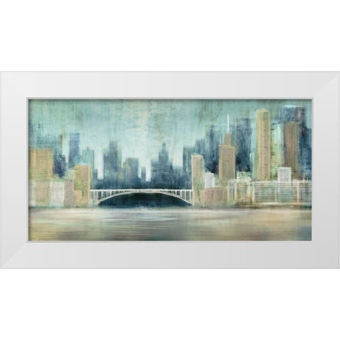 Ocean Dwells White Modern Wood Framed Art Print by Selkirk, Edward