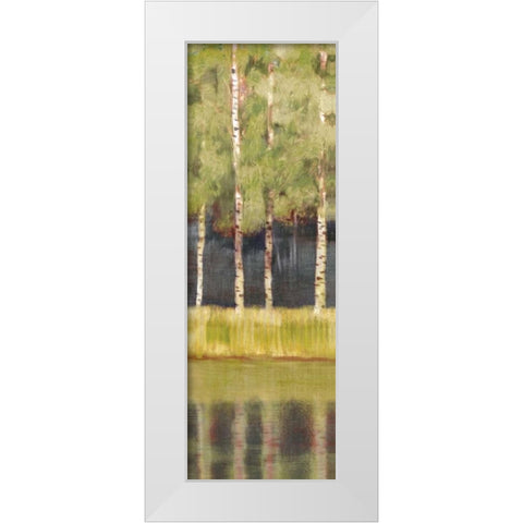 Luscious Morning II White Modern Wood Framed Art Print by Selkirk, Edward