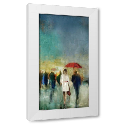 Memories I White Modern Wood Framed Art Print by Selkirk, Edward