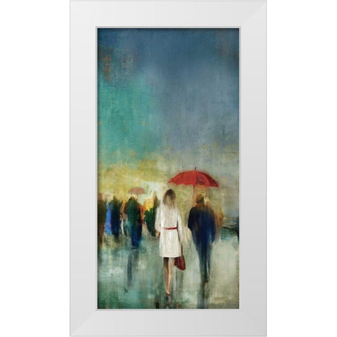 Memories I White Modern Wood Framed Art Print by Selkirk, Edward