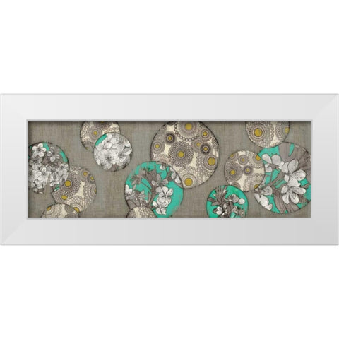 Blossom Bubbles I White Modern Wood Framed Art Print by Selkirk, Edward