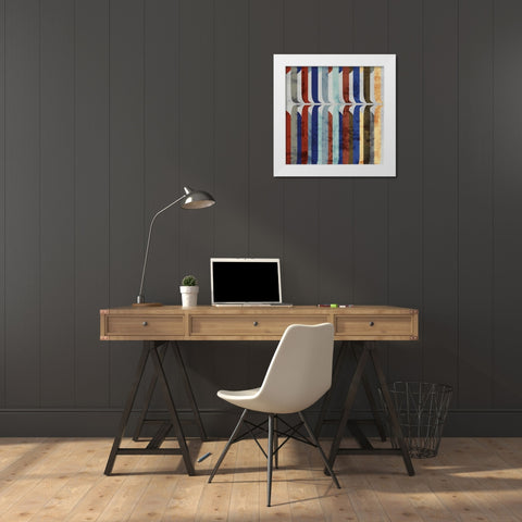 Effervescence I White Modern Wood Framed Art Print by Selkirk, Edward