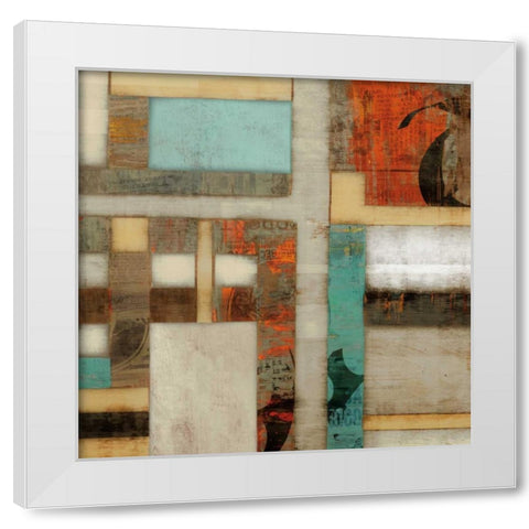 Lausa II  White Modern Wood Framed Art Print by Selkirk, Edward